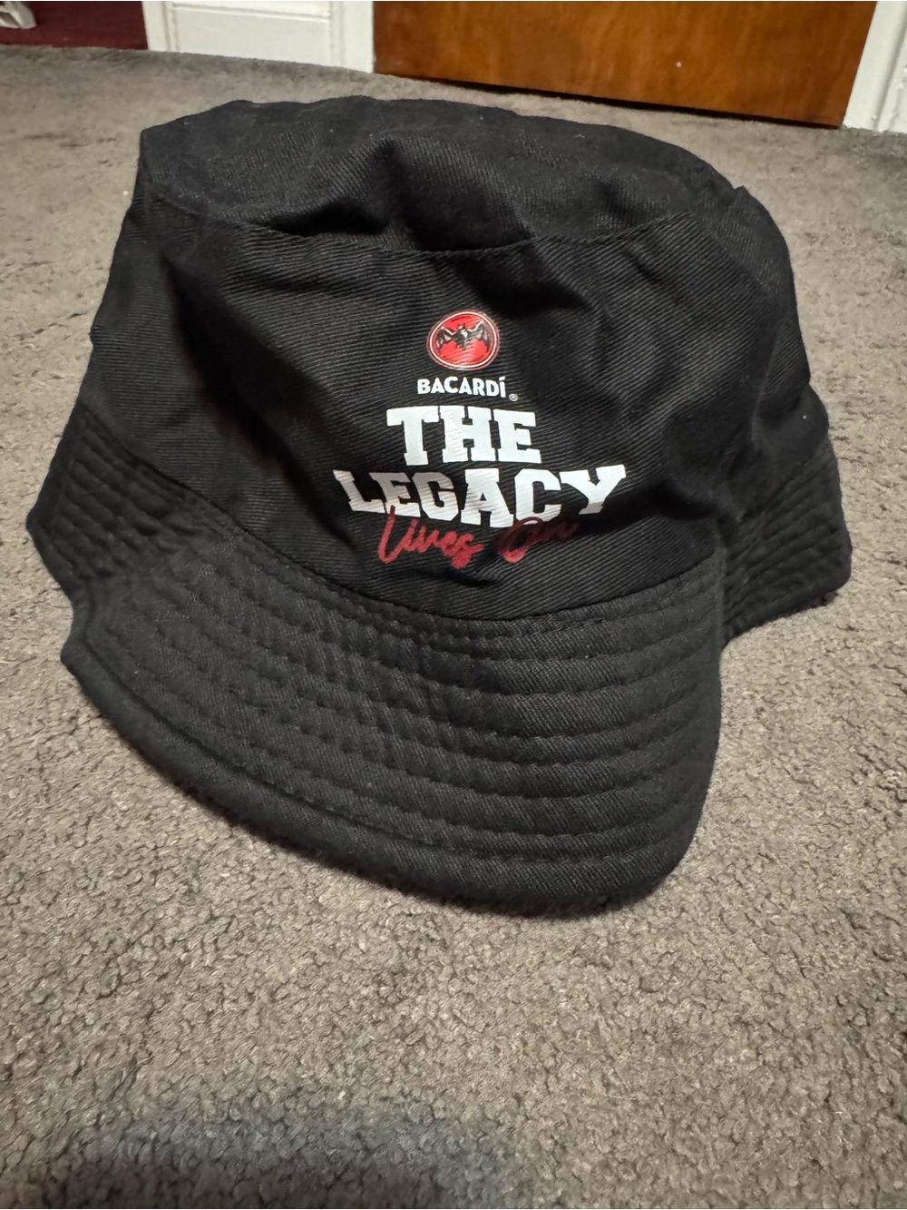 Bacardi The Legacy Black Bucket Hat